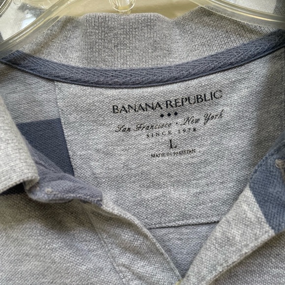 Banana Republic Mesh Polo Large - Picture 4 of 7